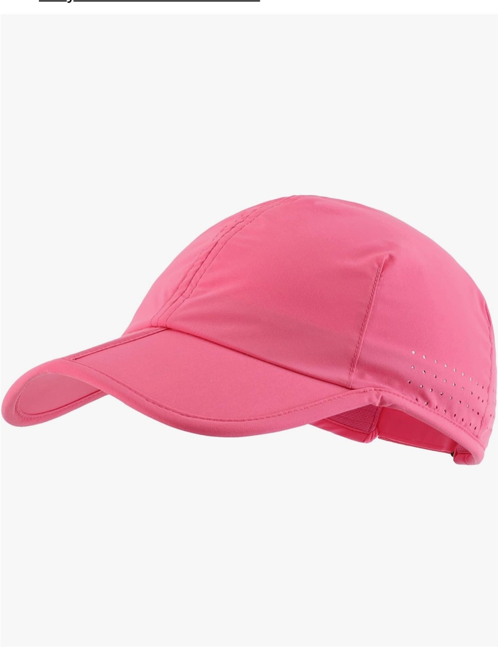 Foldable Sports Running Hat with Reflective Details